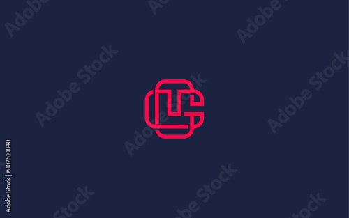 letter gt with square logo icon design vector design template inspiration photo
