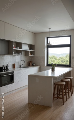 modern kitchen interior