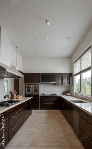 modern kitchen interior