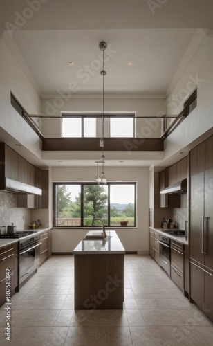 modern kitchen interior