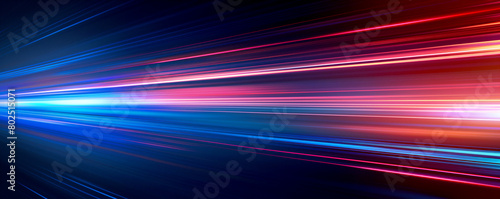 Abstract motion light speed banner