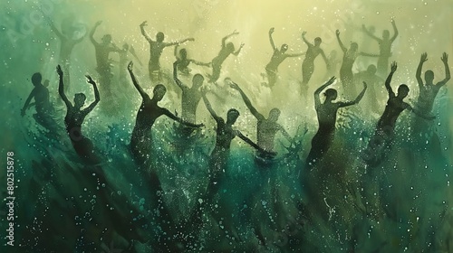 Hydrodynamic Harmony: The Synchronized Dance of Swimmers