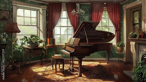 Domestic Symphony: The Harmony of Home Life © xelilinatiq