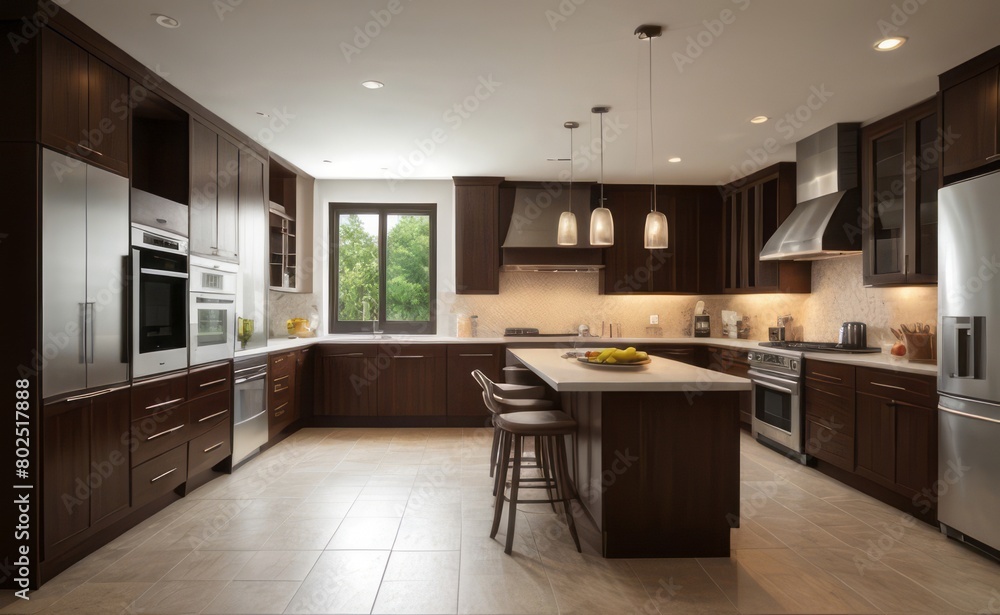 Fototapeta premium modern kitchen interior