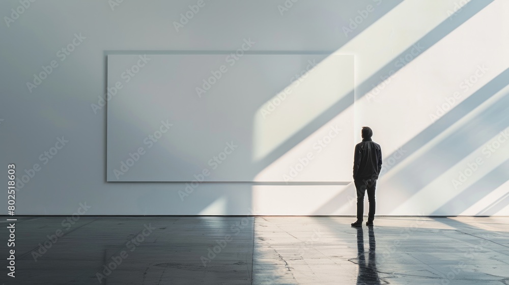 Fototapeta premium Customer acclaim fills the emptiness, crafting a masterpiece from the blank.