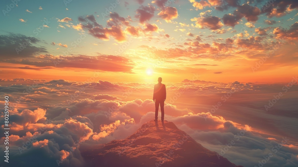 Fototapeta premium The emptiness holds promise as customer satisfaction scales new heights.