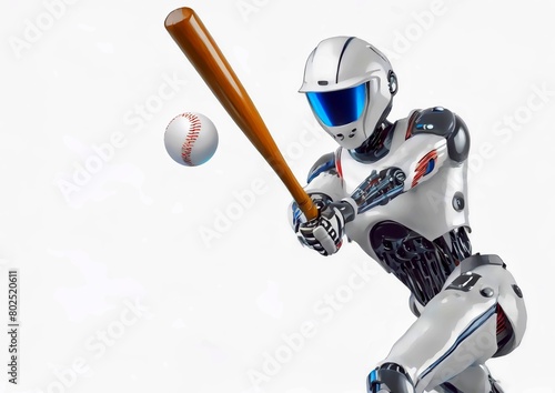 スポーツの概念で人工知能を搭載した野球選手	