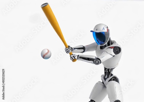 スポーツの概念で人工知能を搭載した野球選手	