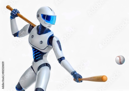 スポーツの概念で人工知能を搭載した野球選手	