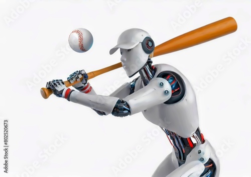 スポーツの概念で人工知能を搭載した野球選手	