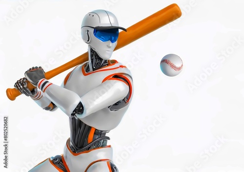 スポーツの概念で人工知能を搭載した野球選手	