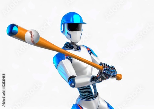 スポーツの概念で人工知能を搭載した野球選手	