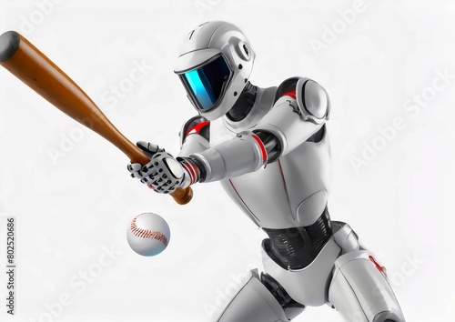 スポーツの概念で人工知能を搭載した野球選手	