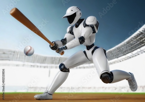 スポーツの概念で人工知能を搭載した野球選手	