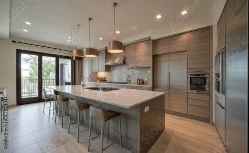 modern kitchen interior