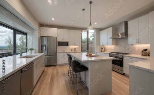 modern kitchen interior