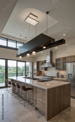 modern kitchen interior