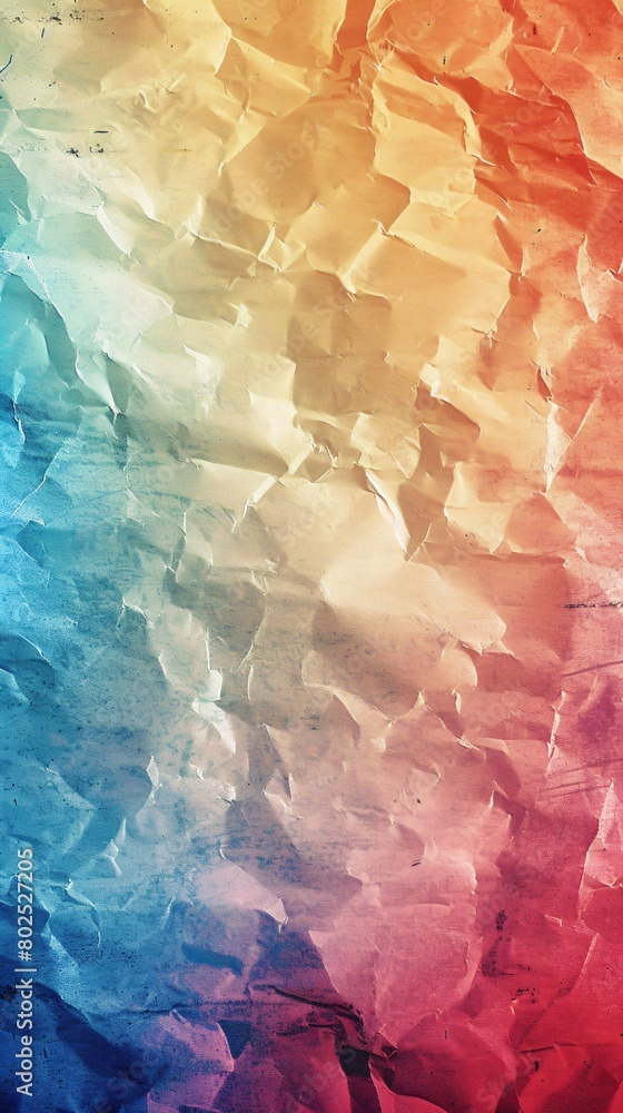 close up of colorful wrinkly ripped paper close up of colorful wrinkly ripped paper