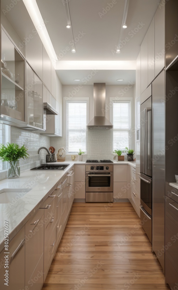 modern kitchen interior