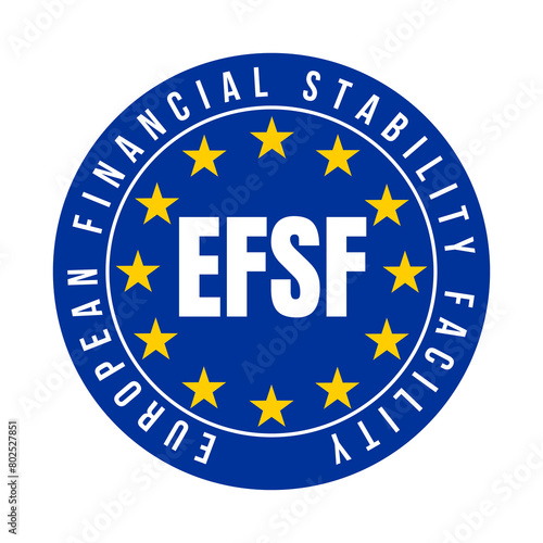ESFS European financial stability facility symbol icon