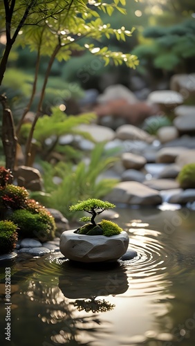 Bonsai Zen Garden (Portrait)