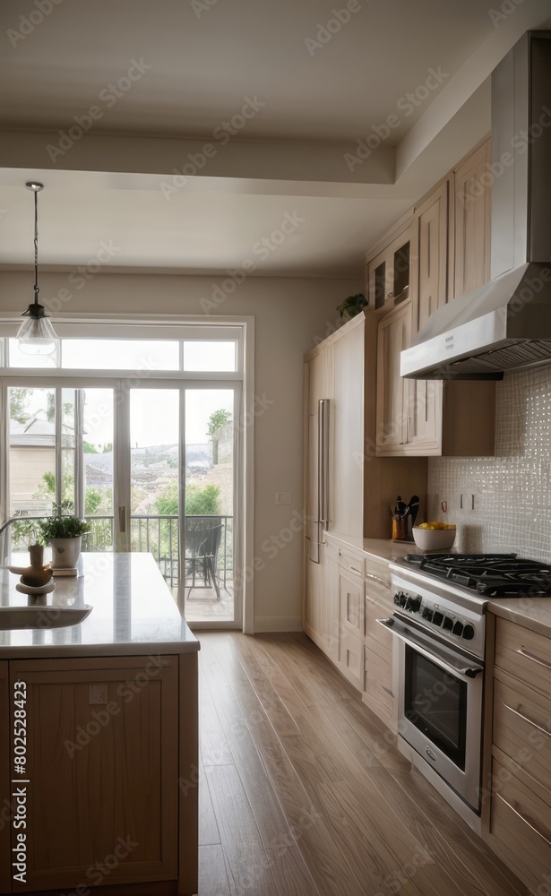 Fototapeta premium modern kitchen interior