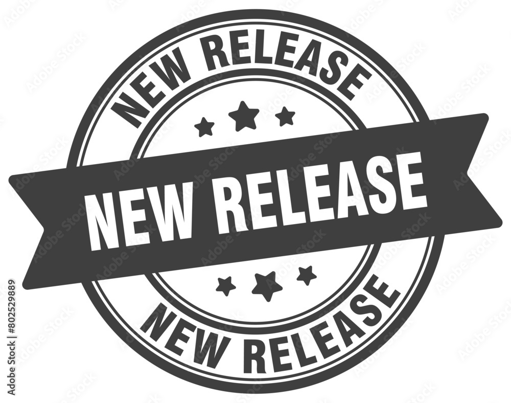 new release stamp. new release label on transparent background. round sign new release stamp. new release label on transparent background. round sign