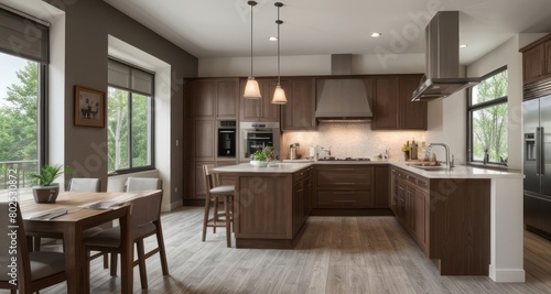 modern kitchen interior