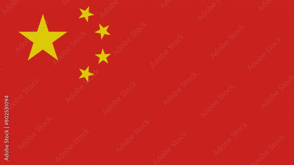 China Flag Flip Animation Curtain Transition Effect Transparent Background Alpha Channel China Flag Flip Animation Curtain Transition Effect Transparent Background Alpha Channel