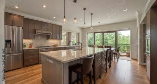 modern kitchen interior