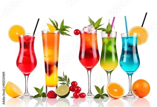 Cocktail Drinks. photo