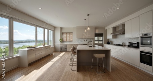 modern kitchen interior