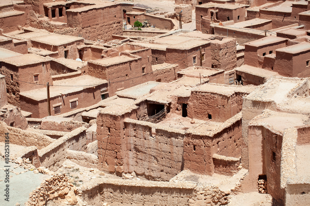 Adobe houses in South Morocco