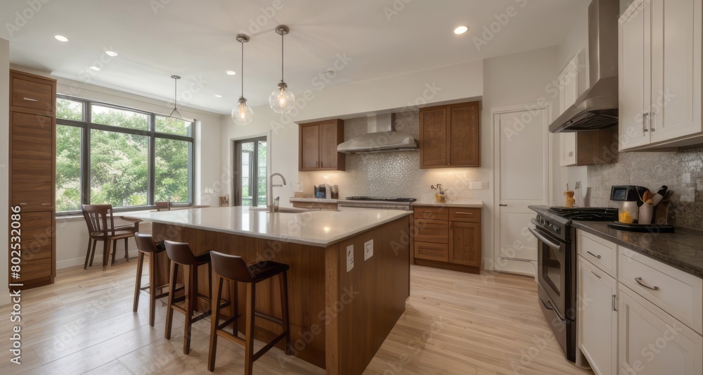 modern kitchen interior