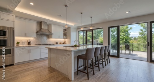 modern kitchen interior