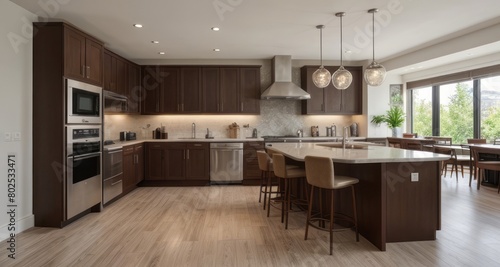 modern kitchen interior