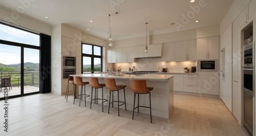 modern kitchen interior