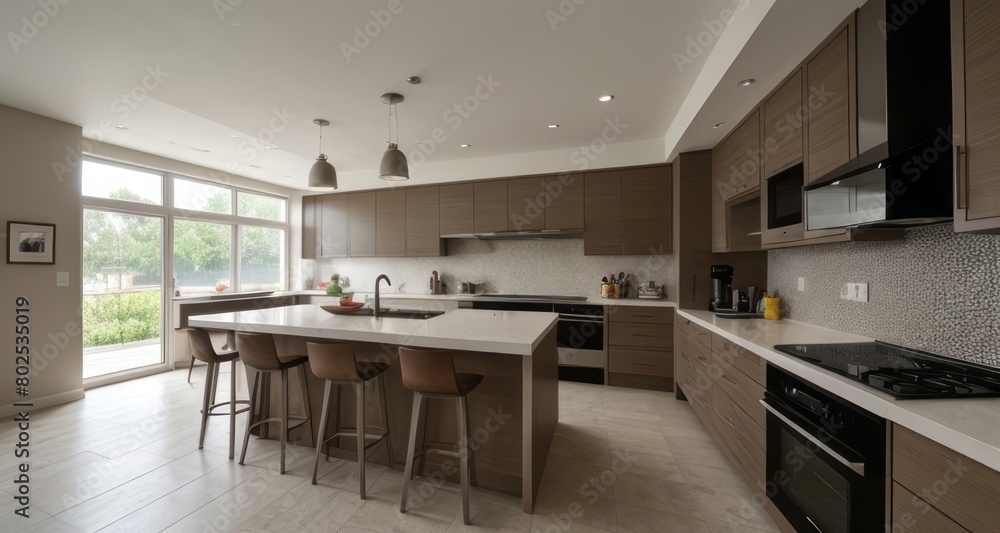 Fototapeta premium modern kitchen interior