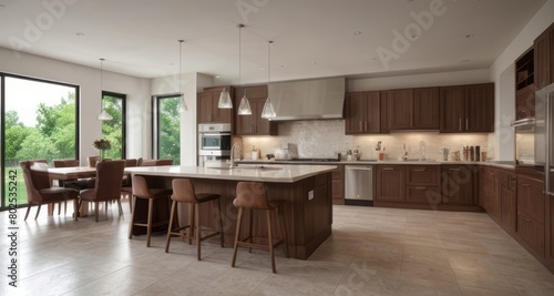 modern kitchen interior