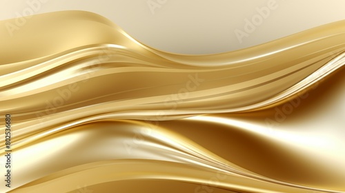 Abstract shiny color gold wave design element .golden curved yellow lines .with sparkling effect on white background .Used for template or background  banner.