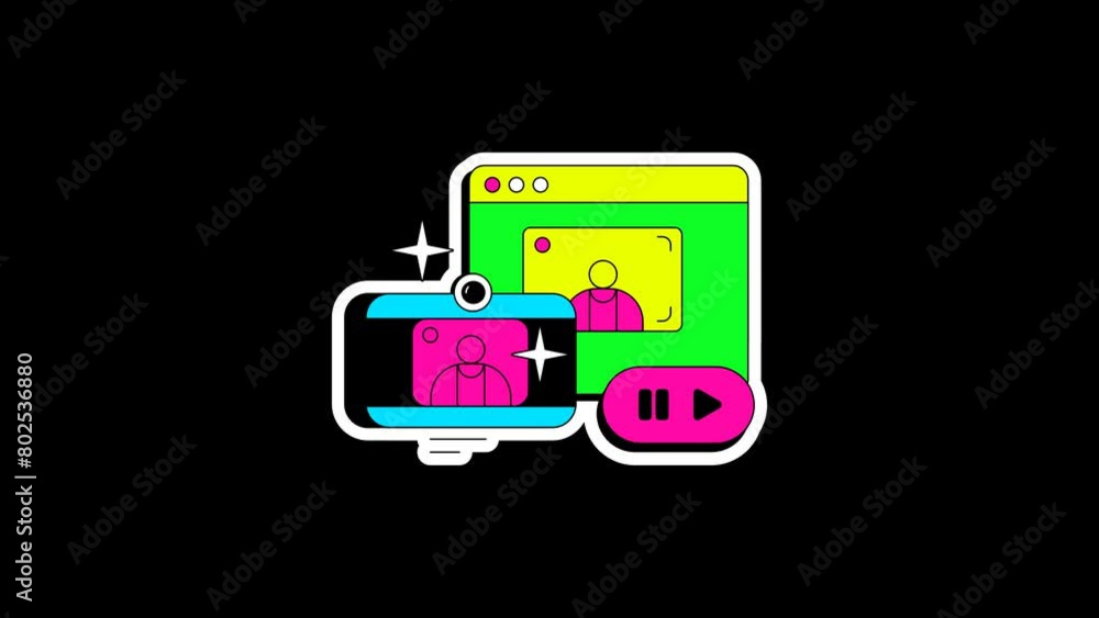Video Live Stream animated with Alpha Channel (transparent) Video Live Stream animated with Alpha Channel (transparent)