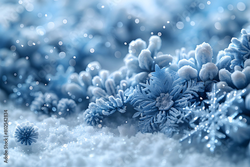 Delicate Snowflake Illustration for Winter Decor