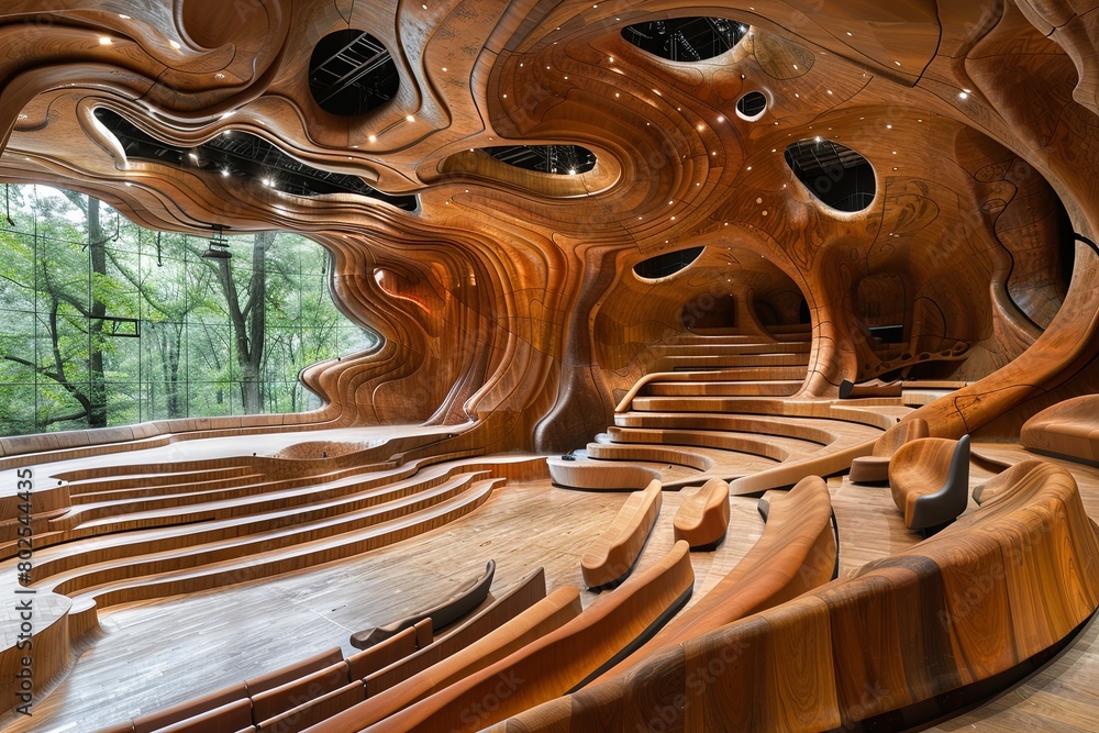 Harmony Morpho: A Symphony of Music and Organic Architecture in a Flowing Concert Hall Harmony Morpho: A Symphony of Music and Organic Architecture in a Flowing Concert Hall