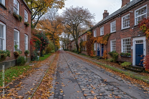 Charming Historic District: Preserved Buildings, Cobblestone Streets