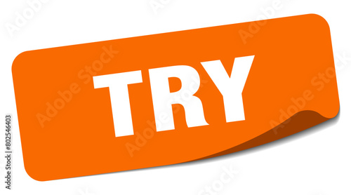 try sticker. try label