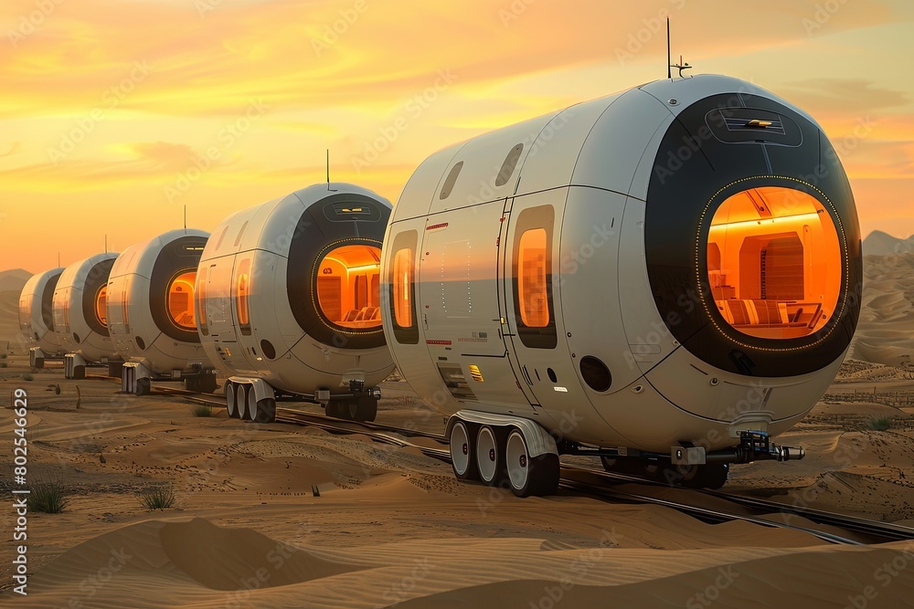 Desert Wanderer: Mobile City with Adaptable Housing Units and Sustainable Energy Systems Desert Wanderer: Mobile City with Adaptable Housing Units and Sustainable Energy Systems