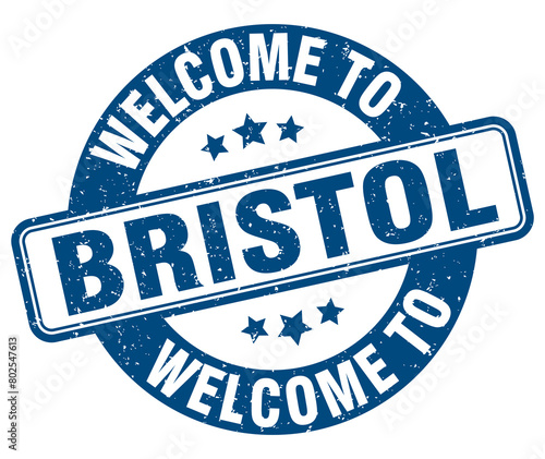 Welcome to Bristol stamp. Bristol round sign