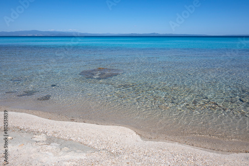 Kassandra coastline near town of Afitos  Chalkidiki  Greece