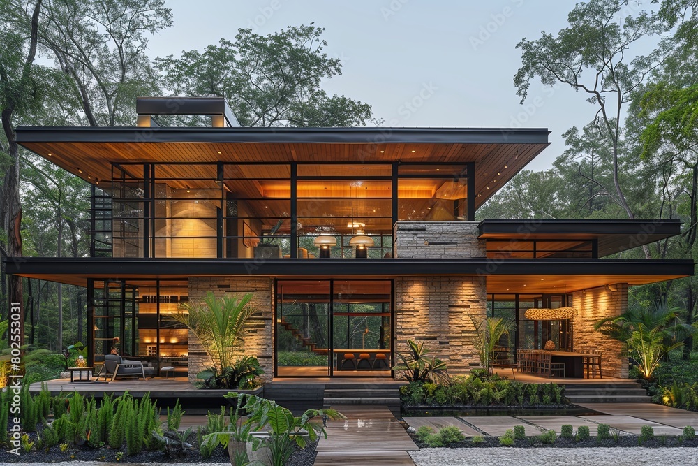 Zero-Energy Architectural Marvel: Sun, Wind, and Rainwater in Harmony Zero-Energy Architectural Marvel: Sun, Wind, and Rainwater in Harmony
