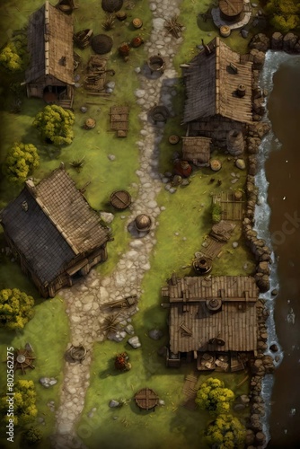 DnD Battlemap Farm infested by goblins. © Fox